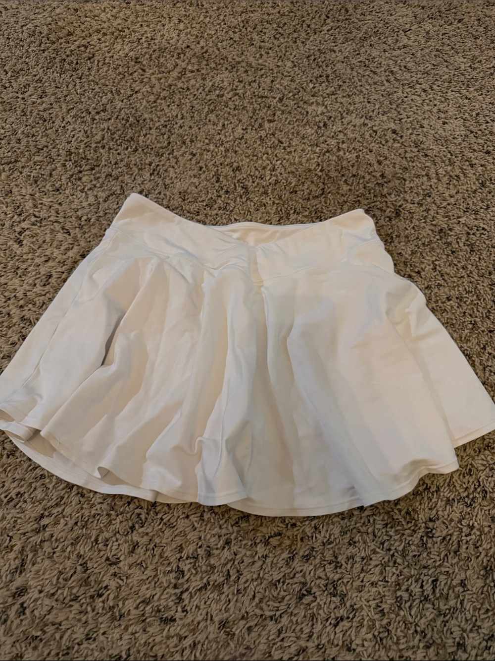 Baleaf White Circle Skater Skirt